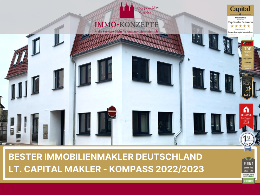 1A-Lage: Altersgerechtes Penthouse mit Dachterrasse