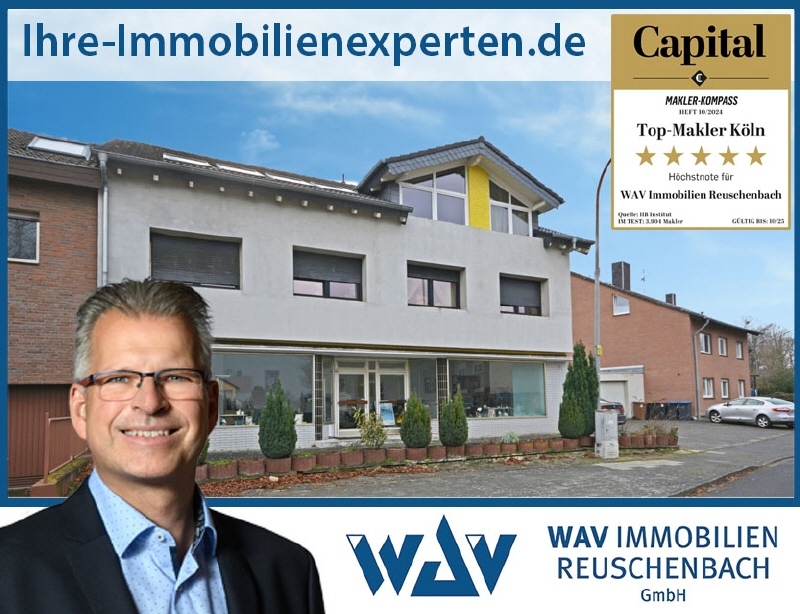 Wohn- und Geschäftshaus mit toller Dachgeschosswohnung in Badorf