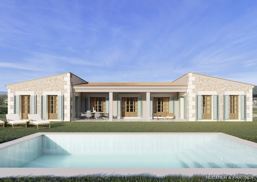 Neubau-Luxus-Finca bei Campos - Schlüsselfertige Übergabe in 2025