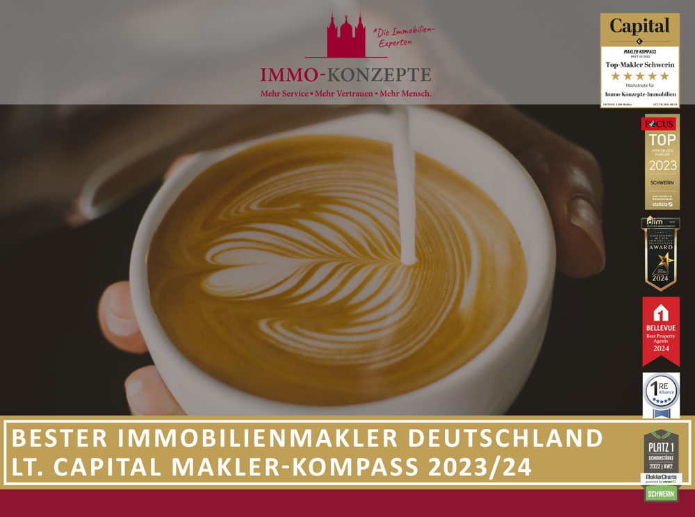 Voll ausgestattetes Café mit Gaststättenkonzession (Alkoholausschank)