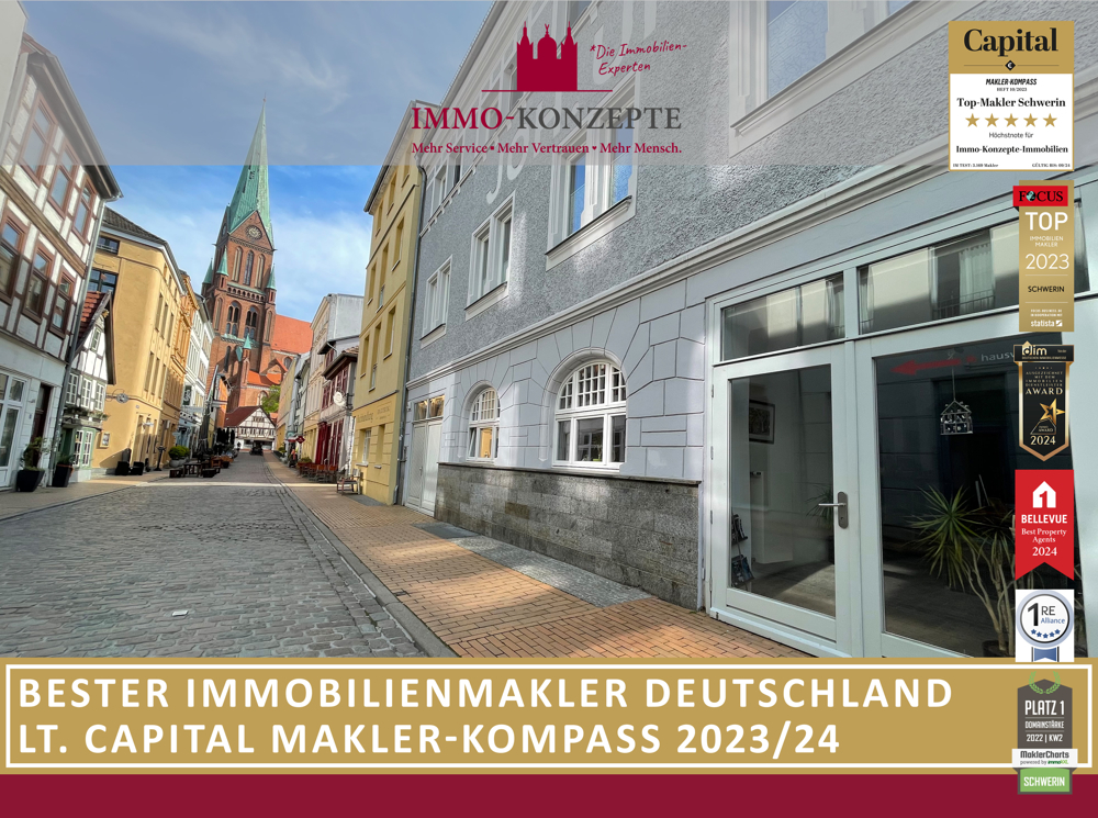 FREI: Citylage - Büro mit Bad+Küche & Doppelgarage oder Ausstellungsraum (ca 70 m²)