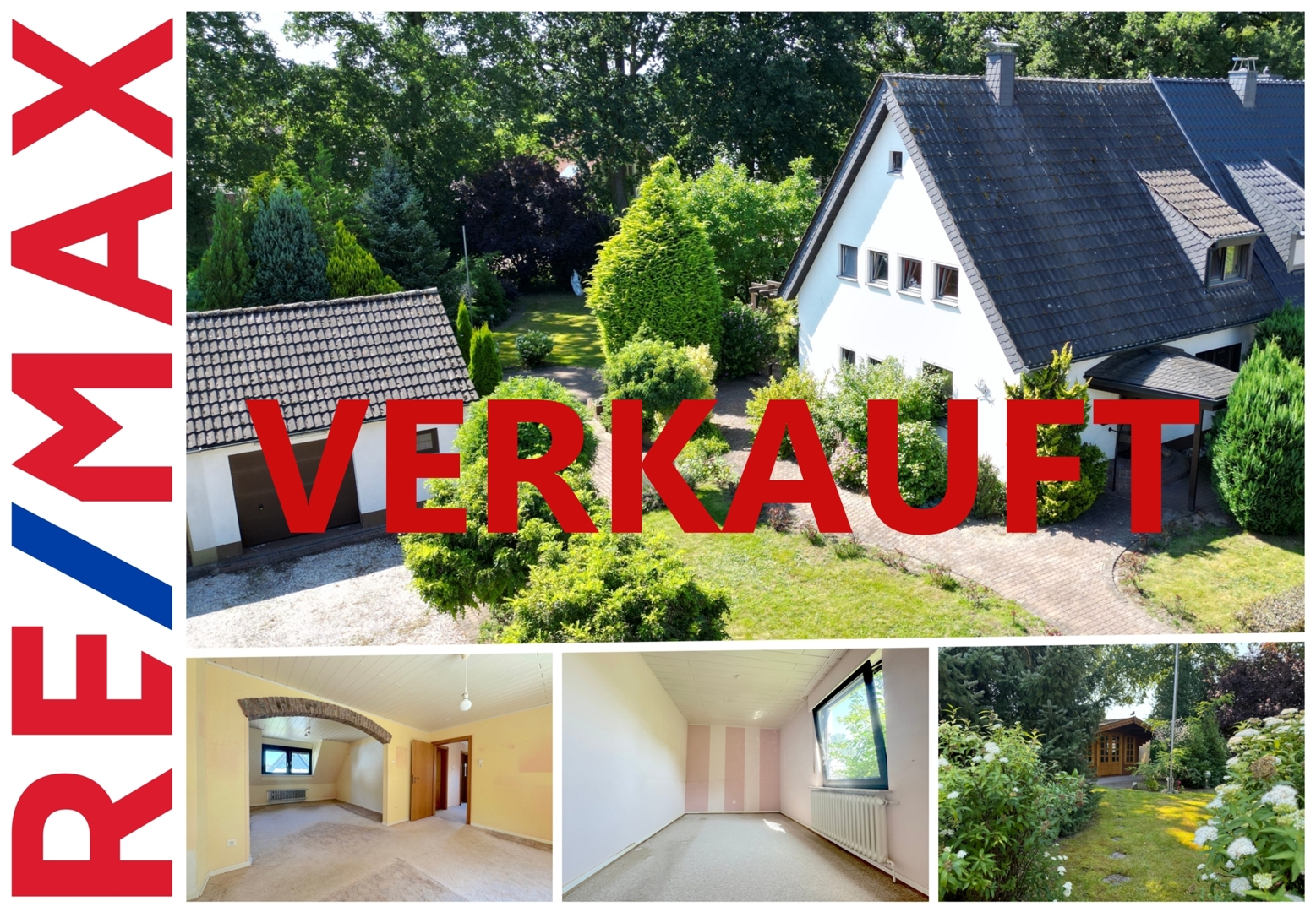 Attraktive Doppelhaushälfte auf tollem Grund in Waldrandlage !