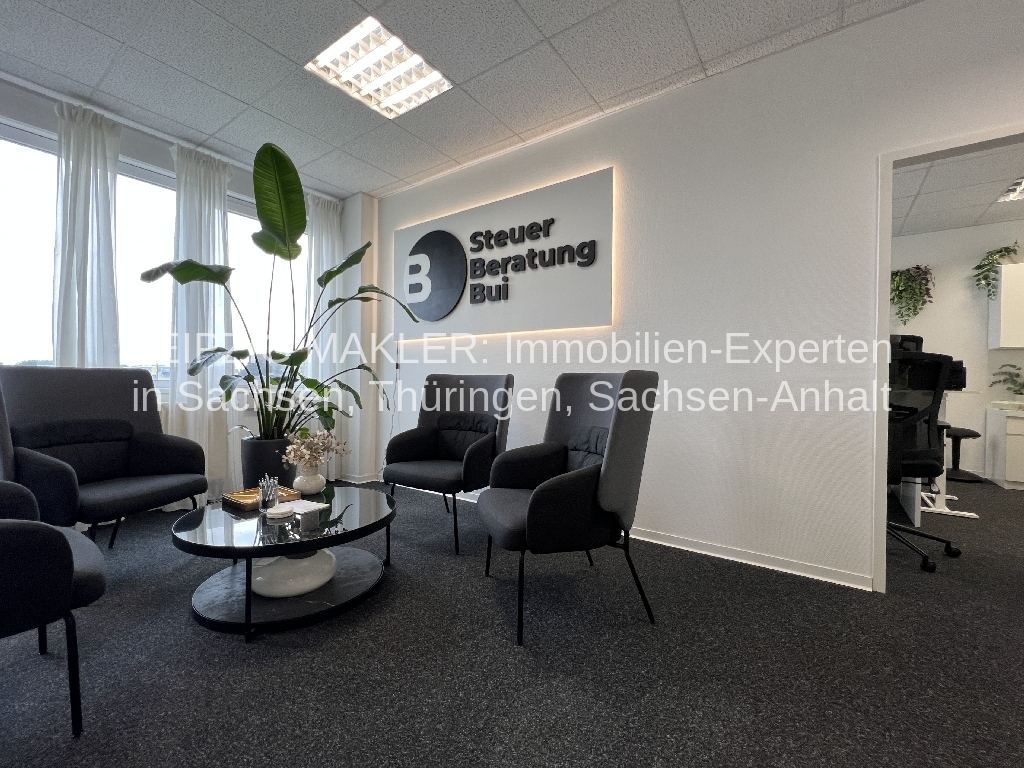 Frisch sanierte Büroräume mit Empfangsbereich, Lagerräumen und vielen Parkplätzen in der Maximiliallee 13 in Leipzig-Nord