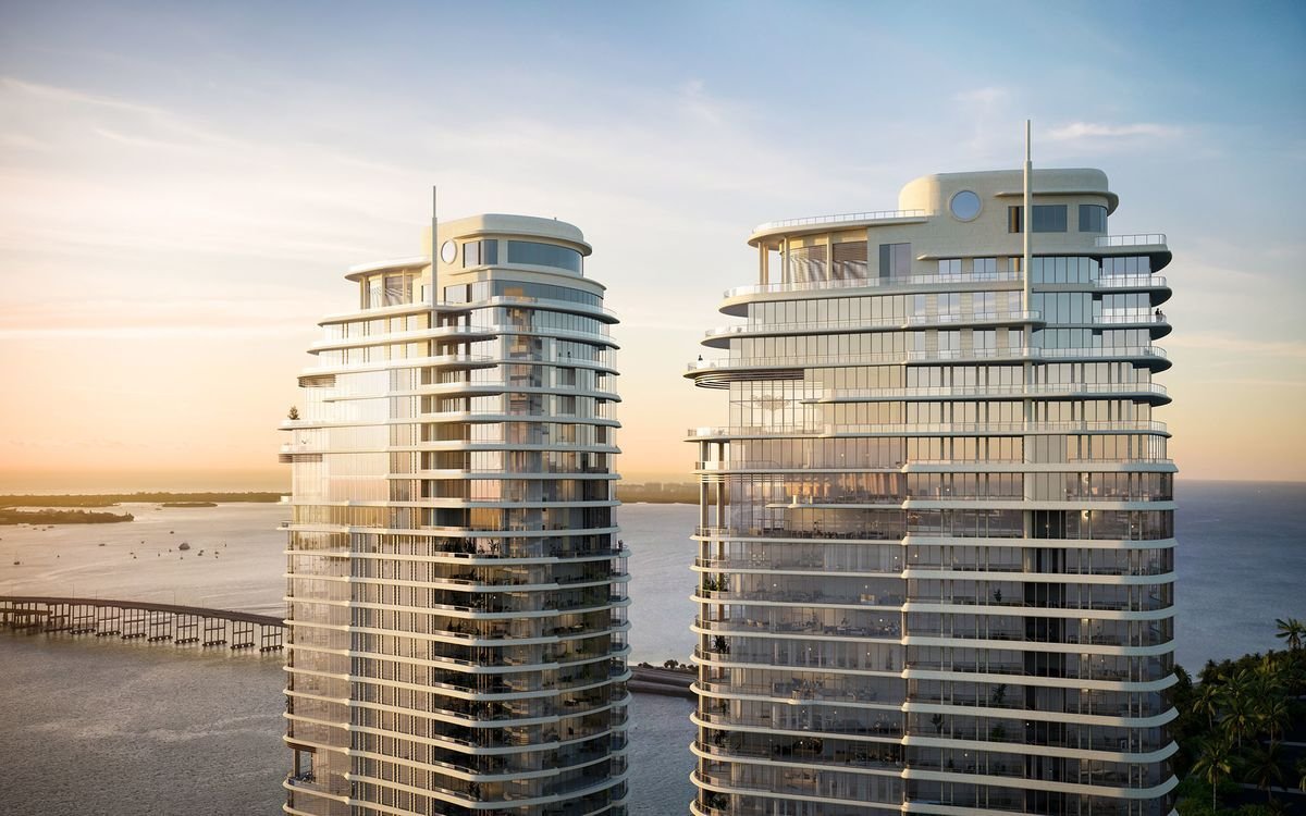 Luxus in Brickell: Ikonische Residenzen am Wasser