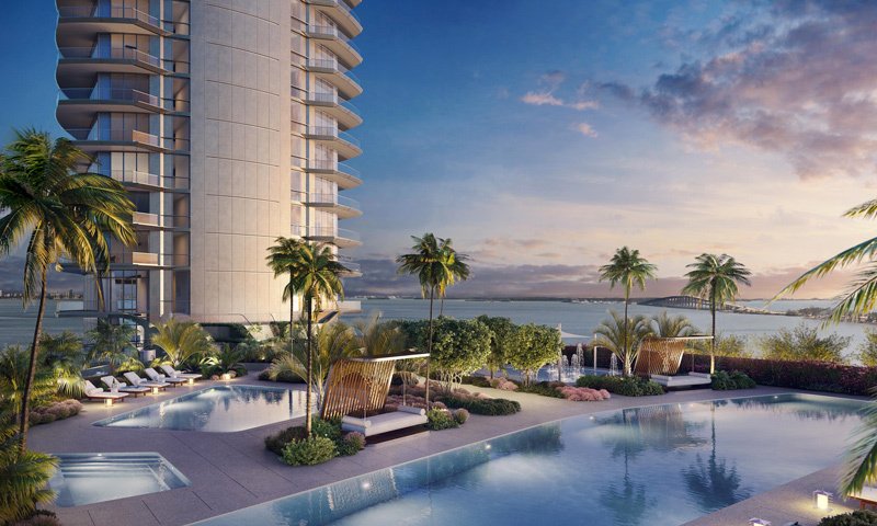 Luxuswohnungen zum Verkauf in Miami: Modernes Wohnen mit Biscayne Bay Blick