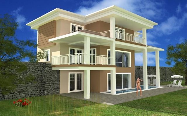 Schlüsselfertige Neubauvilla mit Super-Ausstattung und Pool inkl.