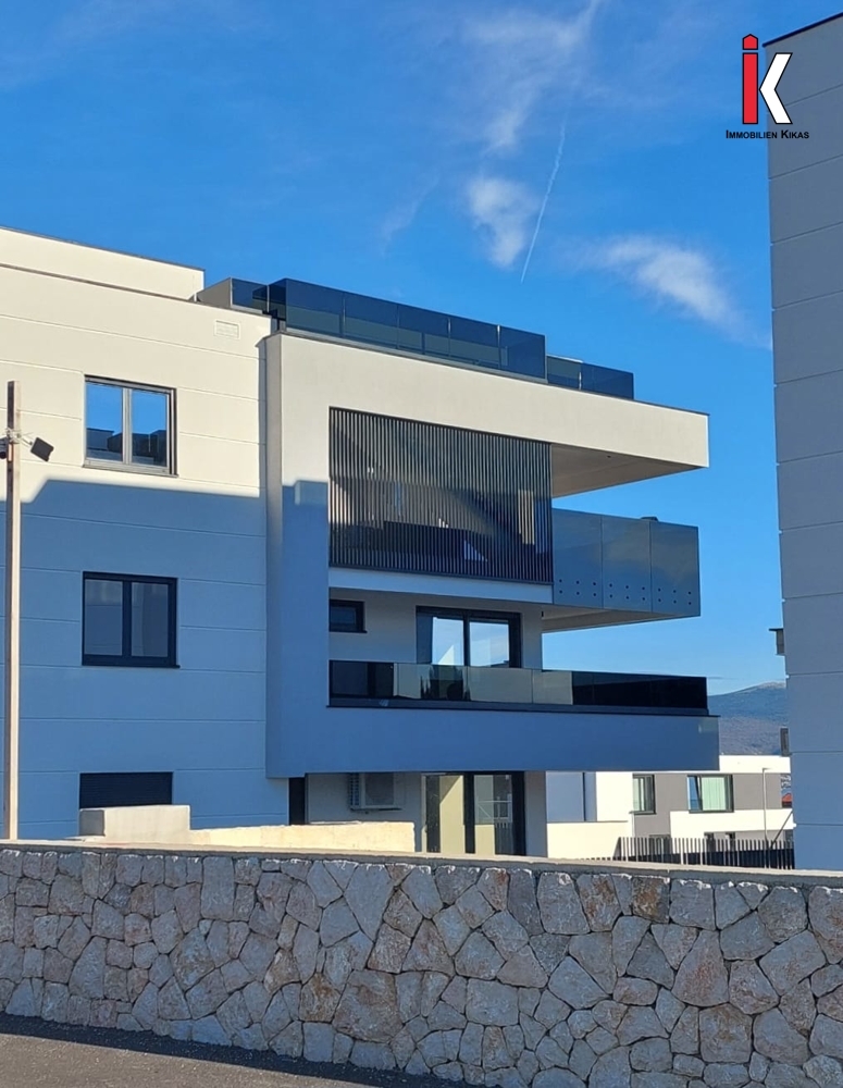 Neubau 3-Zimmerwohnung mit Garten!
Feriendomizil auf der Trauminsel Krk