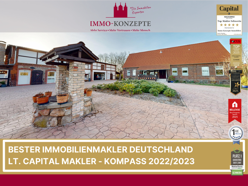 Großes Landhaus mit Ausbaureserven: Nebengebäude und Gästehaus inklusive