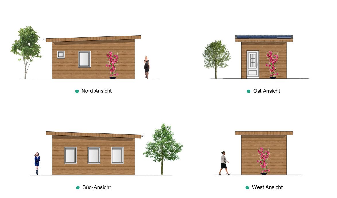 Modulares Haus "MINI" - Kompakt, durchdacht und bezugsfertig geliefert