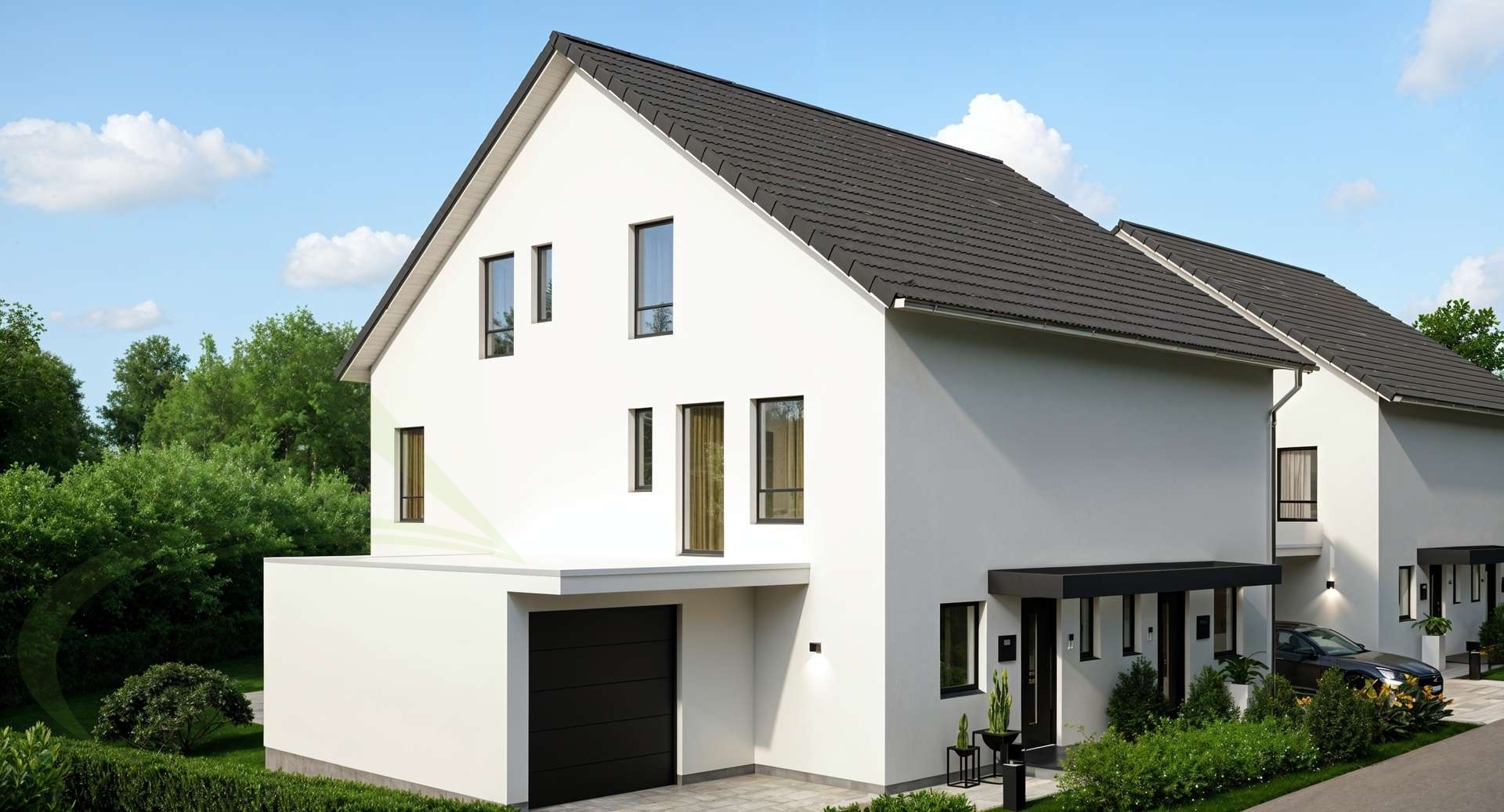 Zwei Hälften, ein Zuhause – modernes Doppelhaus mit Terrasse und viel Tageslicht