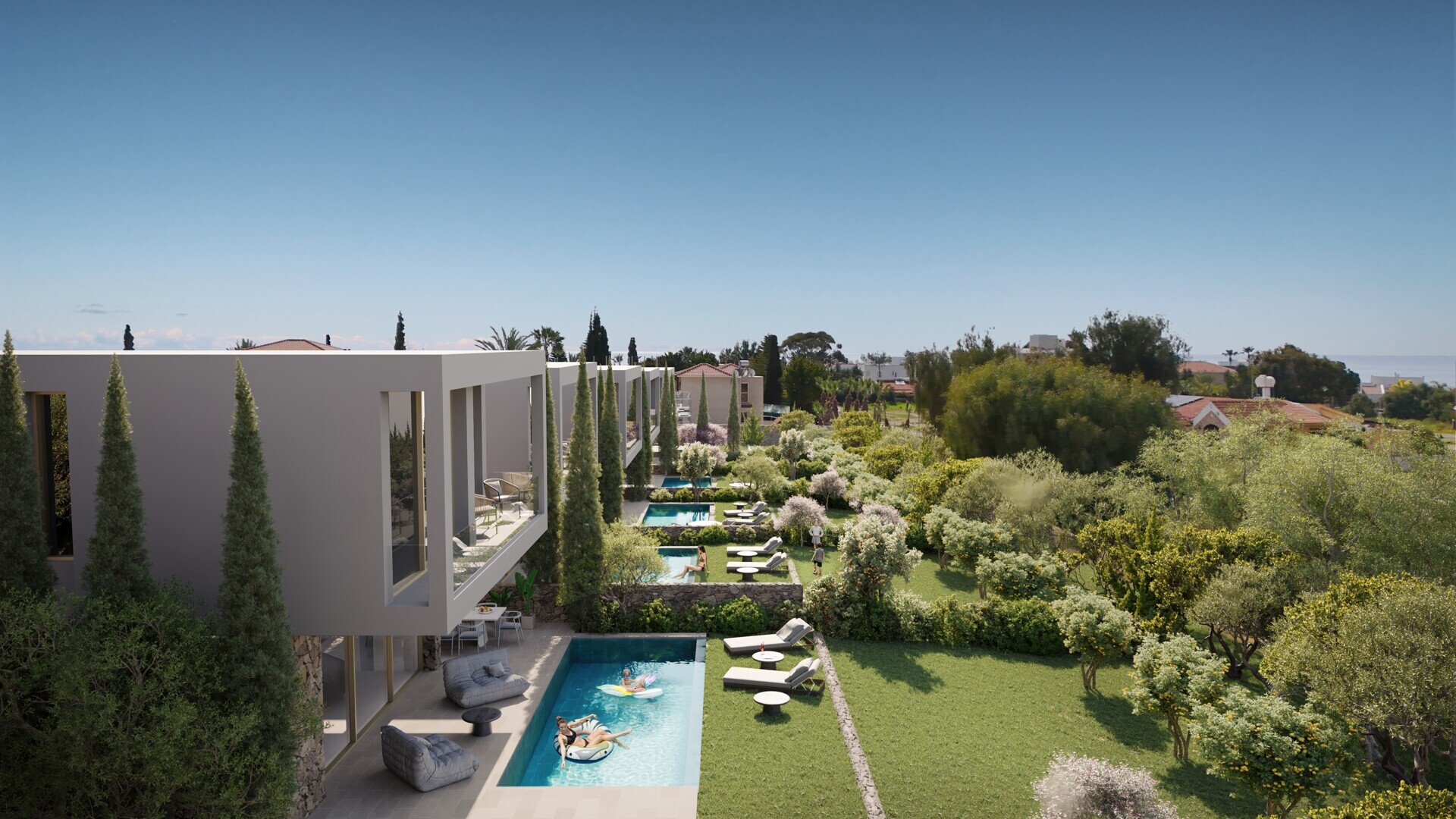 Traumvilla Coral Bay: Privater Pool, Gated Community, 6 - 10 % Netto-Rendite - Pegeia