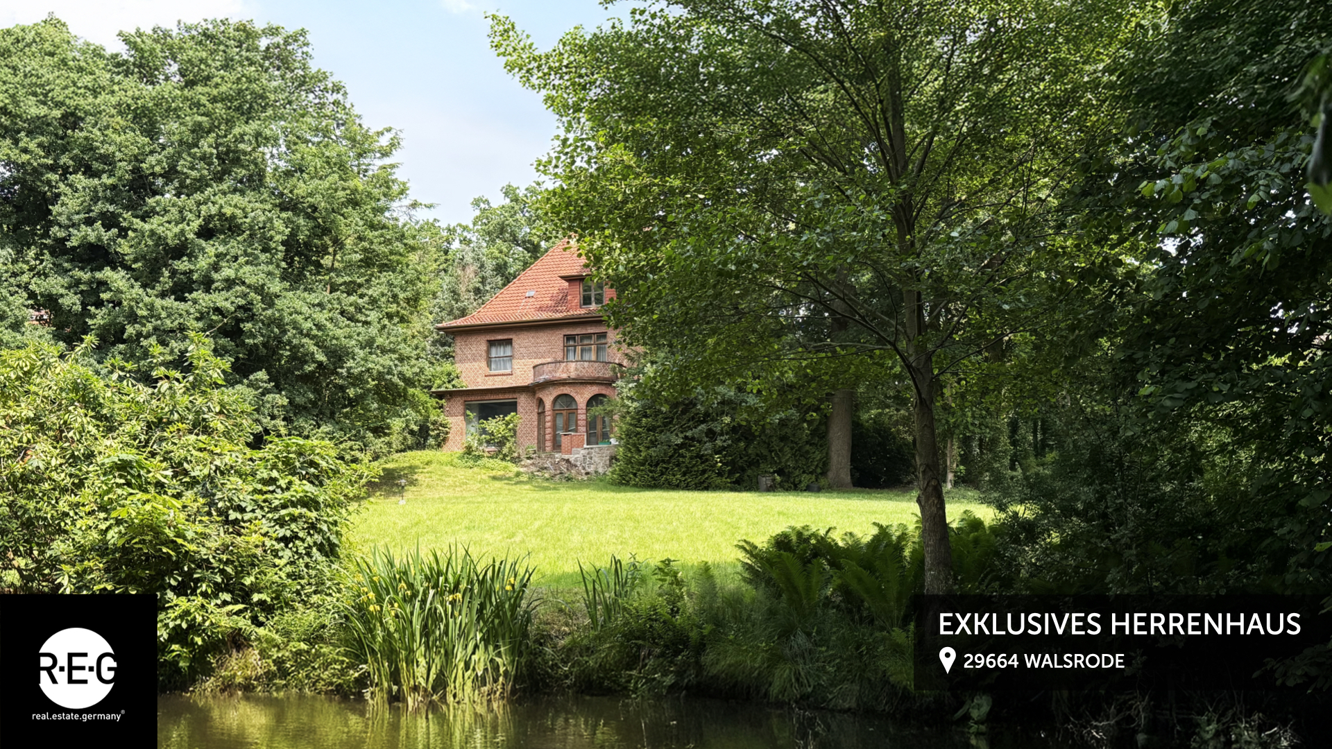 Repräsentatives Herrenhaus auf weitläufigem Grundstück in Walsrode – im Heidekreis, Niedersachsen
