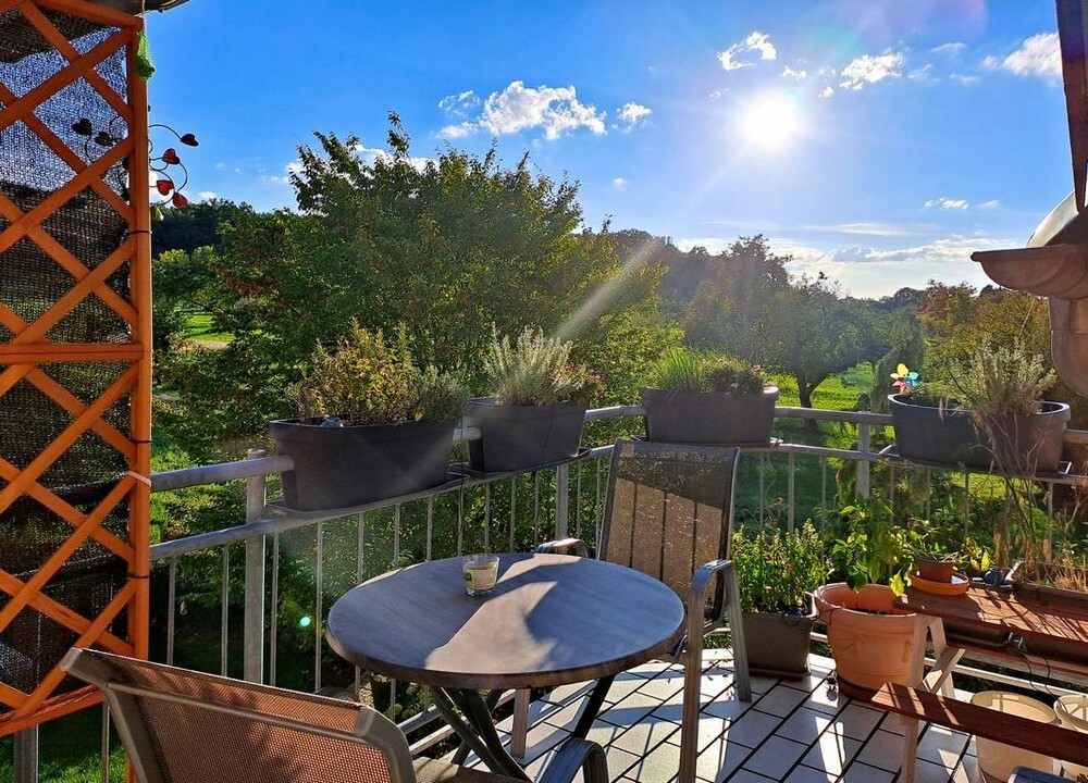 Freiwerdende Maisonettewohnung mit besonderem Charme und herrlichem Blick ins Grüne von Murr!