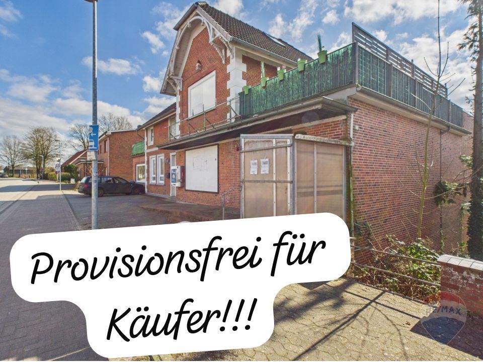 Keine Käuferprovision! 214 m² große Gewerbefläche plus drei vermietete Wohnungen im Mehrfamilienhaus!
