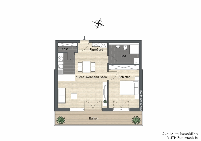 RESERVIERT - Die KOMPAKTE mit Ausblick