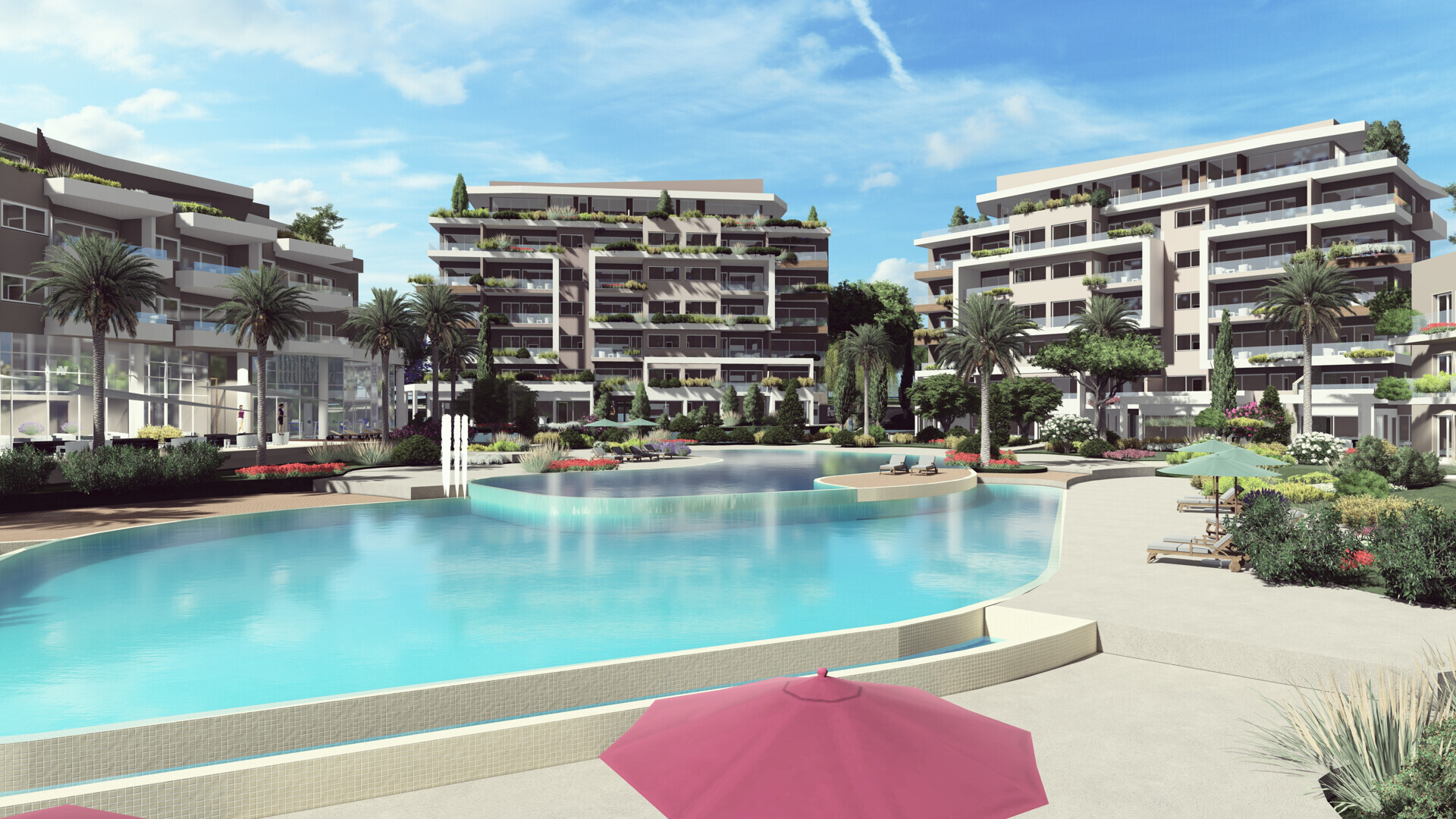 Strandnahe Luxuswohnung in West-Zypern mit 6 - 10 % Netto-Rendite - Gated Community - Paphos