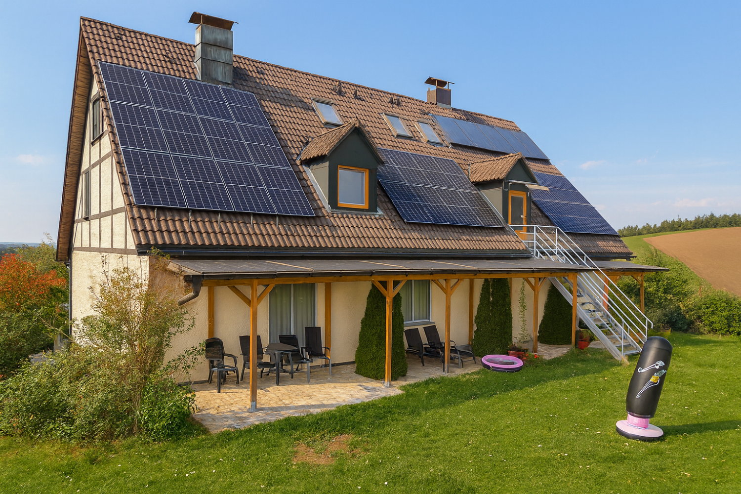 Pension mit großem Grundstück in naturverbundener Lage