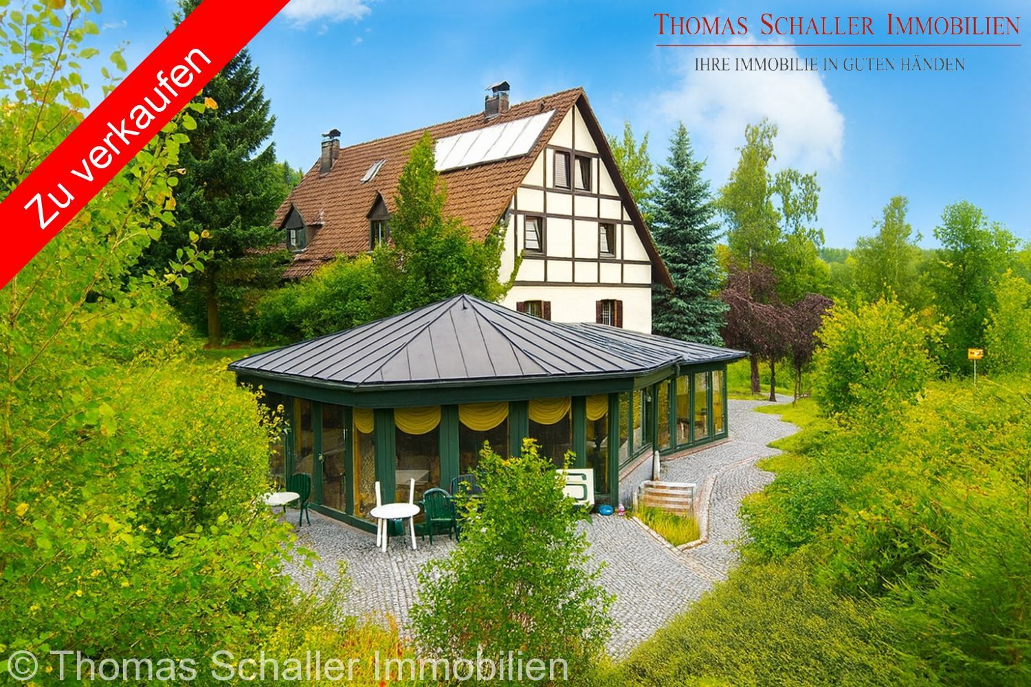 Pension mit großem Grundstück in naturverbundener Lage