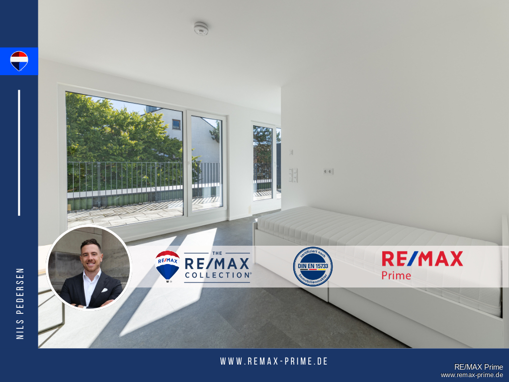 Kapitalanlage: Großes möbliertes 1-Zimmer-Apartment mit TG-Stellplatz– Neubau in Augsburg!