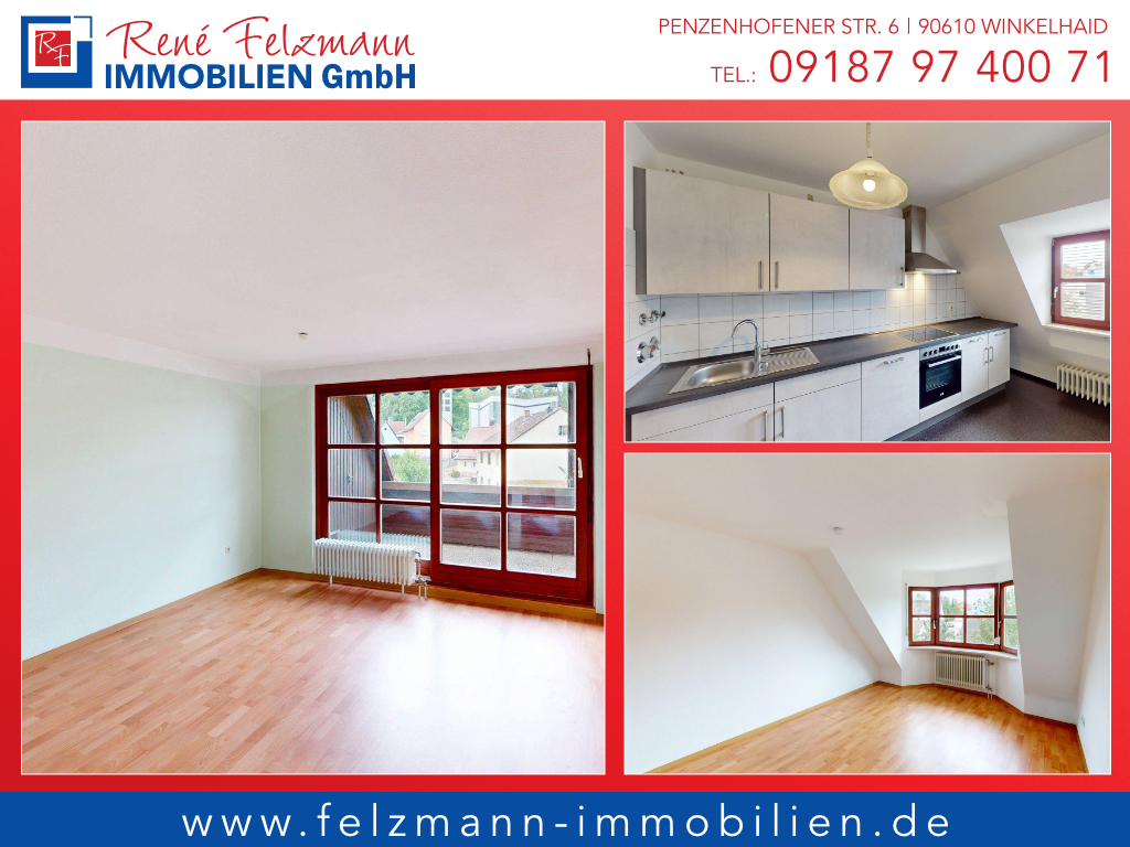 Deine erste Wohnung mit kleiner Dachterrasse *ohne zusätzliche Käuferprovision*