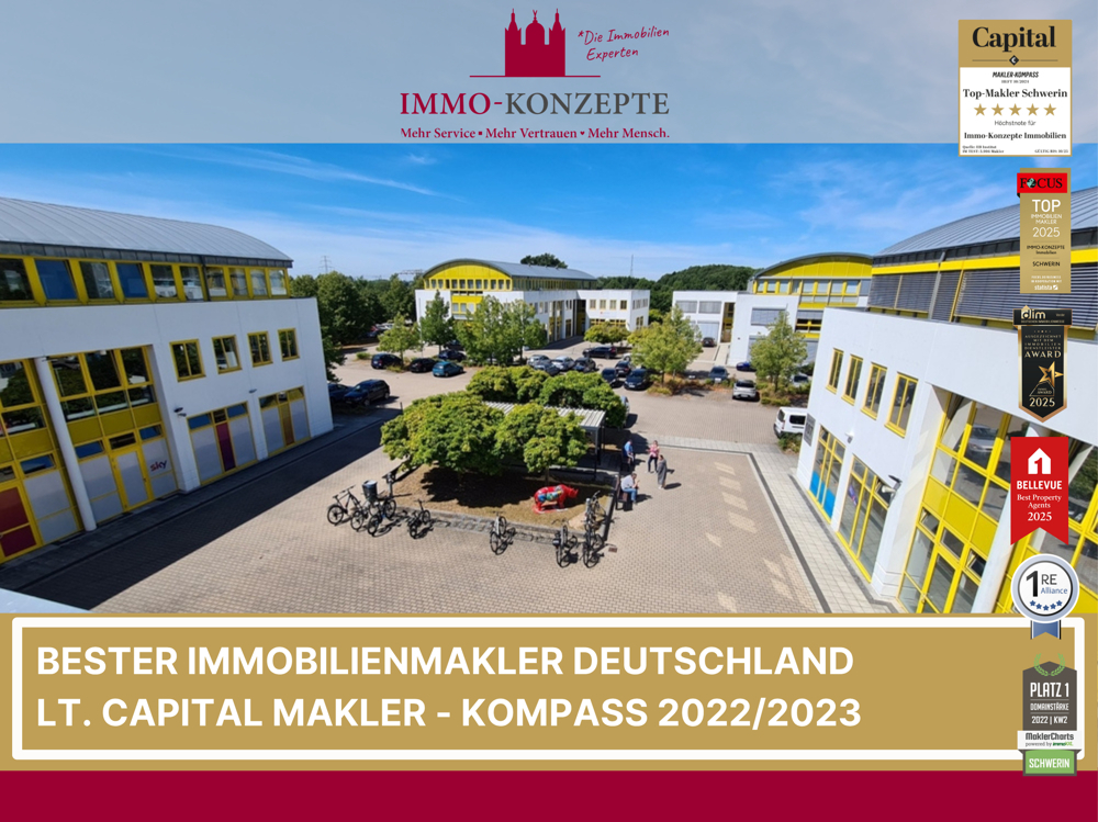TOP-Büro-/Praxis-/Gewerbestandort in 1A-Lage Schwerin ab 100 m² - 2.343 m² + Parkplätze