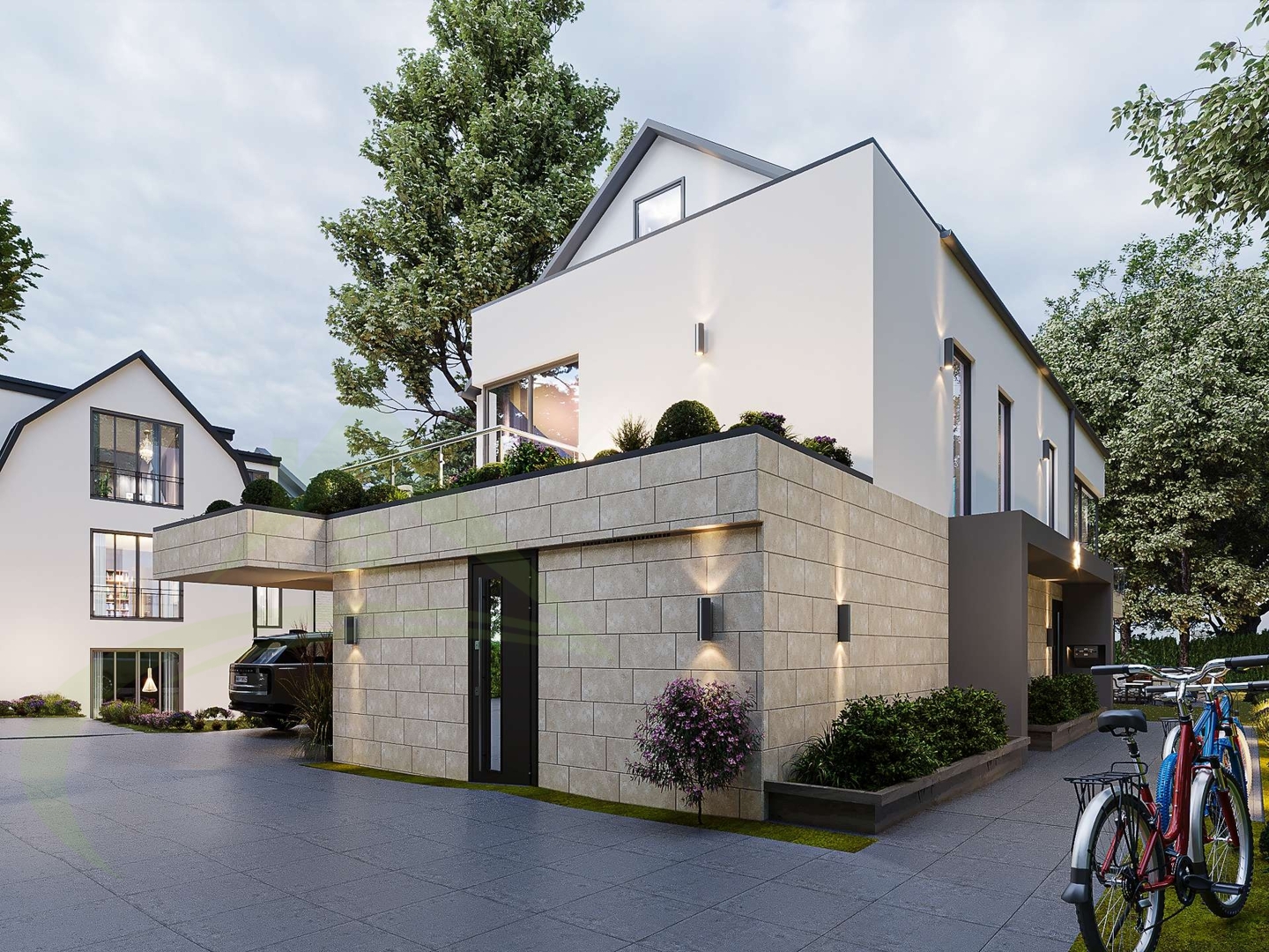 Moderne, barrierefreie 4-Zimmer-Neubauwohnung mit eigenem Garten ,  separatem Eingang in Bad Honnef.