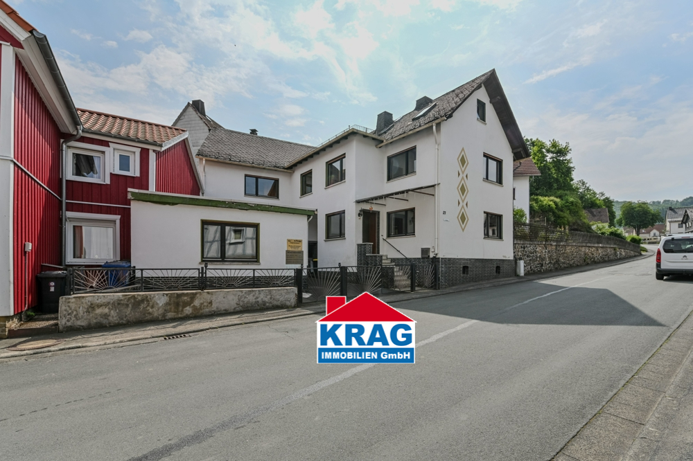 ++ KRAG Immobilien ++ Wohnen und Arbeiten auf einem Grundstück mit Büro und Garage ++
