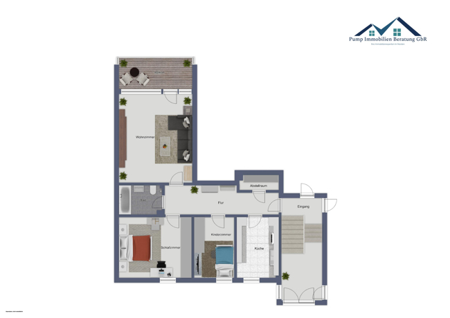 Zentral in Pinneberg: 3‑Zimmer mit Balkon & Aufzug – provisionsfrei