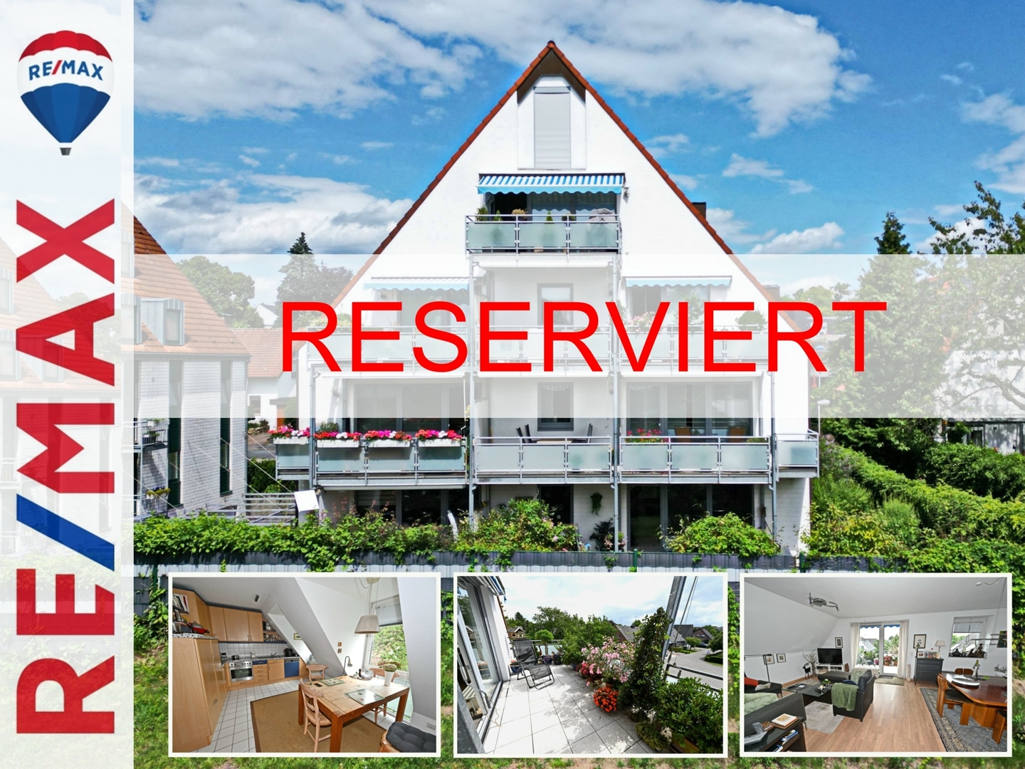 Moderne und helle Etagenwohnung mit Balkon in Kleve