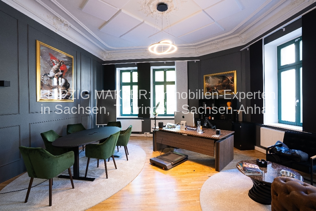 ZUR MIETE: Möbilierte Bürofläche mit 147 m² in zentraler Lage  in Leipzig, Zentrum-Süd, Floßplatz 13