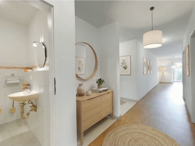 Zentral in Rellingen "Provisionsfrei" Stilvolles Wohnen mit Terrasse und Tiefgaragenkomfort