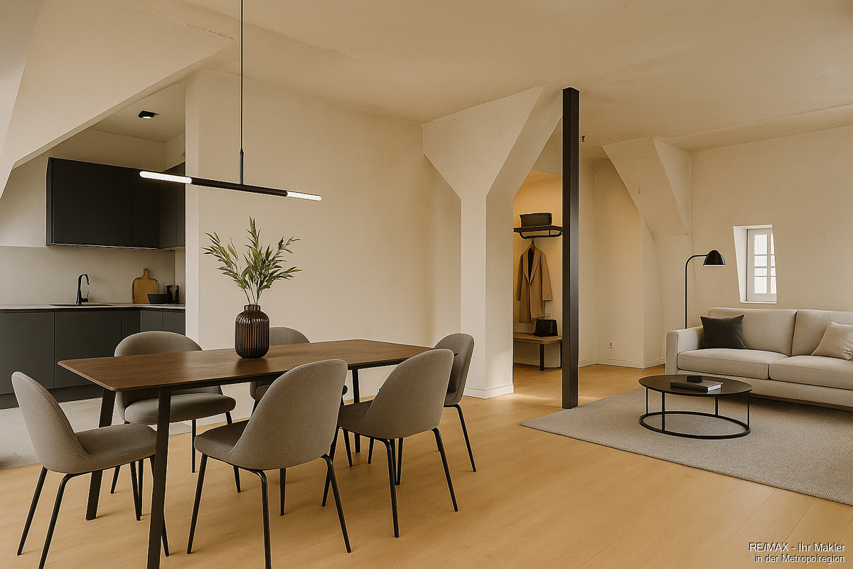 Charmante 2 Zimmer Maisonettewohnung im Herzen von Schwabach