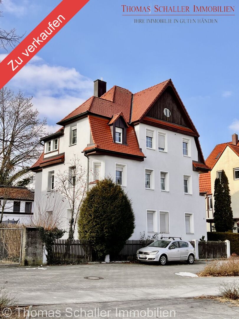 Stadtvilla - Mehrfamilienhaus mit Hinterhaus in Toplage Nürnberg-Eibach