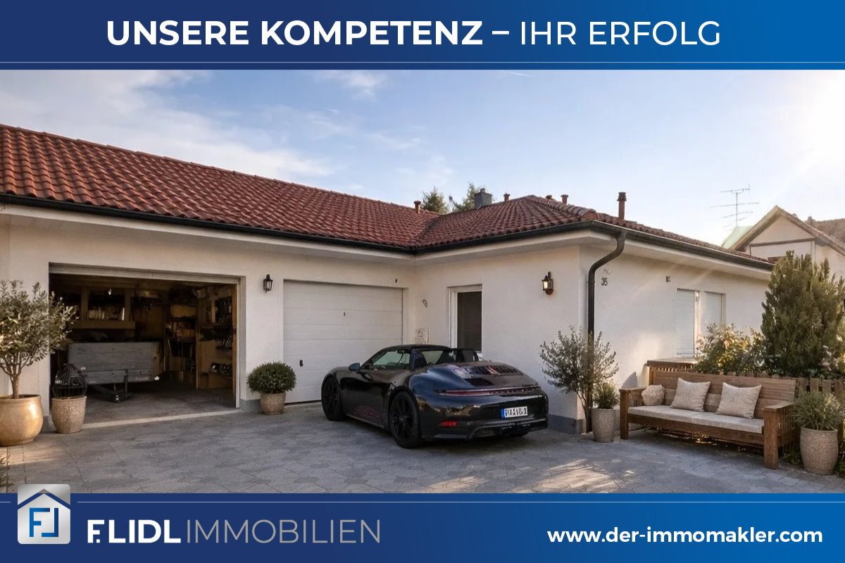 gepflegter Bungalow mit Terrasse u. Garten in Aidenbach