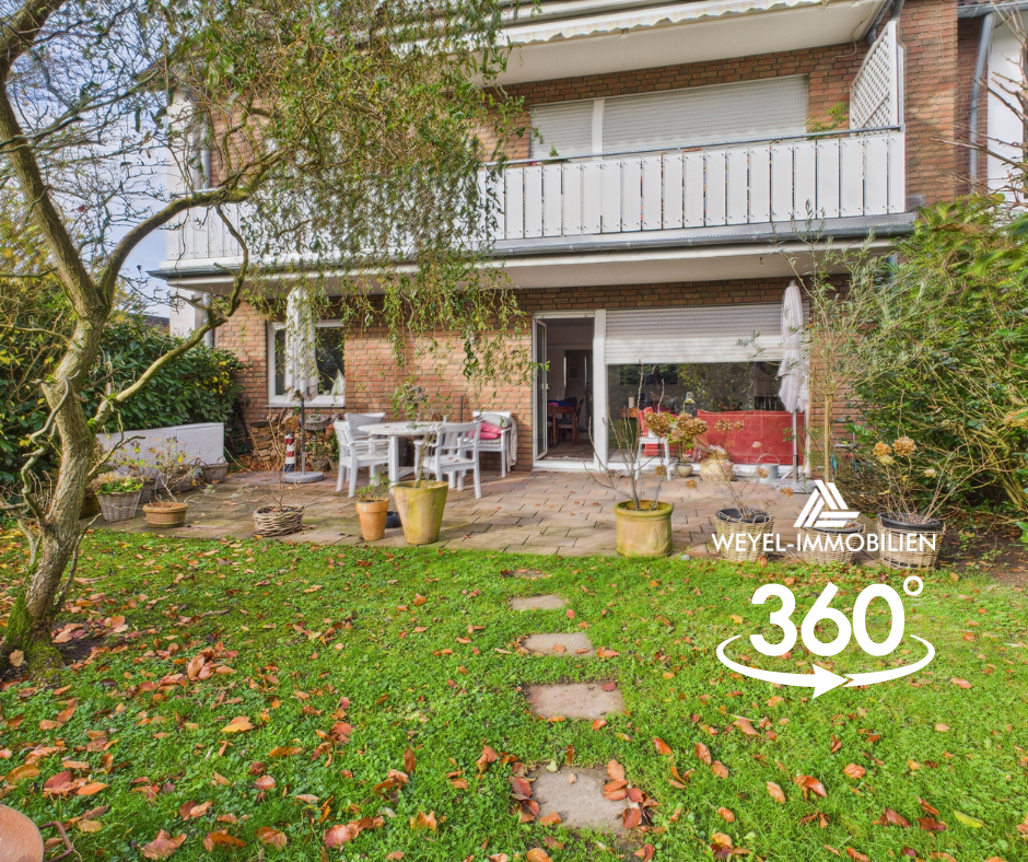 Haus im Haus Gefühl in Essen-Heidhausen- Großzügiges Wohnen mit Eingang, Garten,Terrasse und Garage!