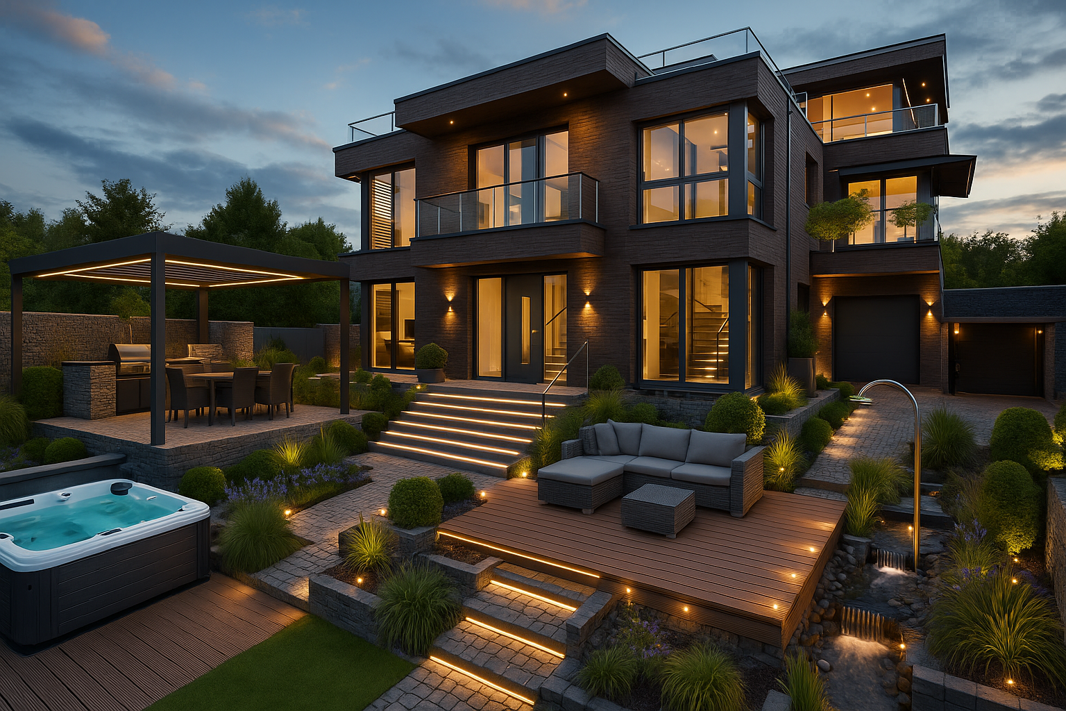 Luxuriöse Villa mit High-End Ausstattung in exklusiver Lage im Naturschutzgebiet Hamburg-Boberg