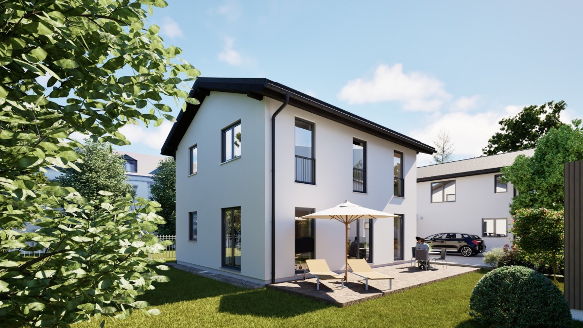 Neubau eines freistehenden Einfamilienhauses zwischen den Seen in Feldmoching