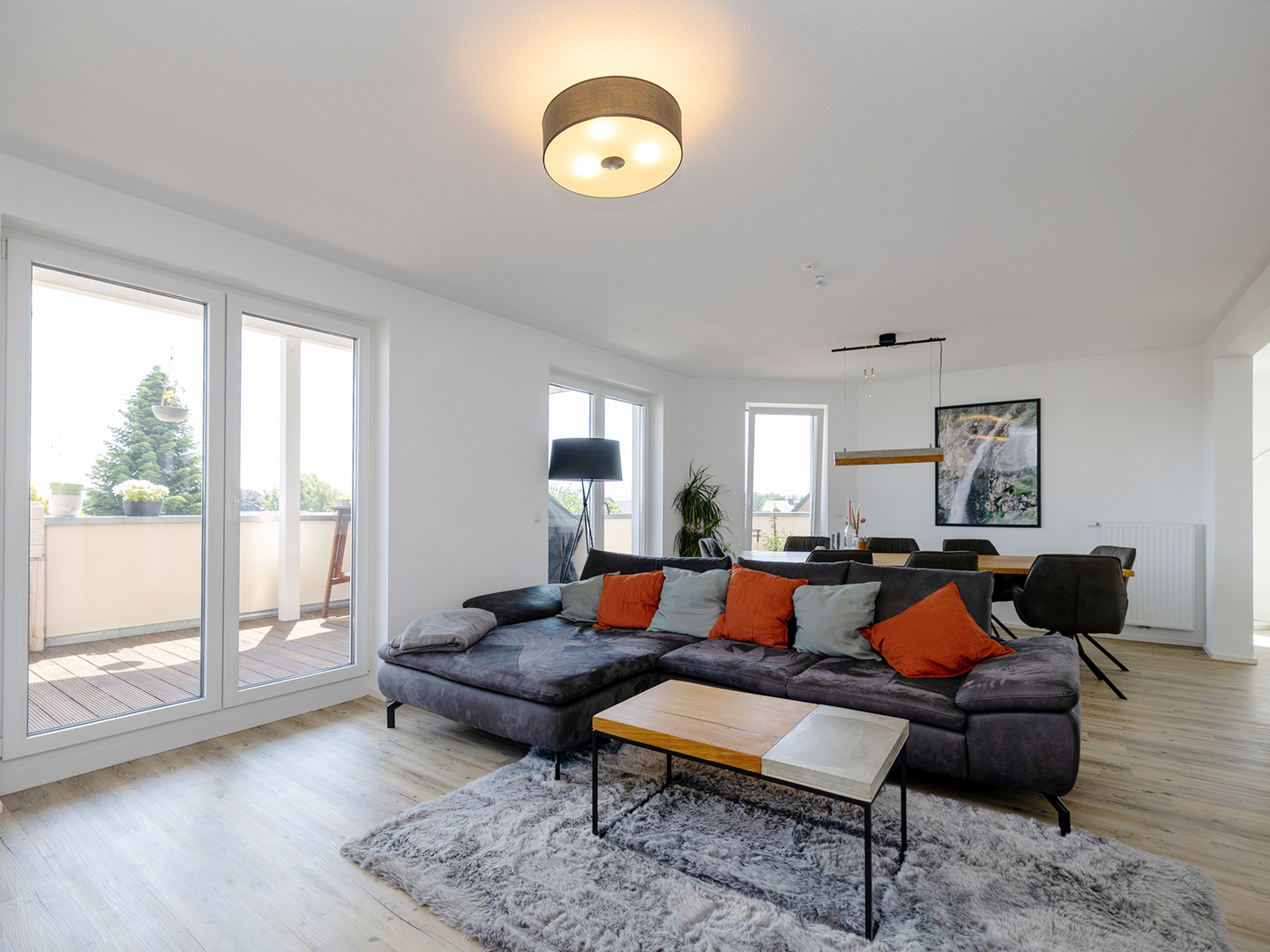 Leben im Ortskern - Großzügige Eigentumswohnung mit Dachterrasse und Panoramablick in Neuenkirchen!