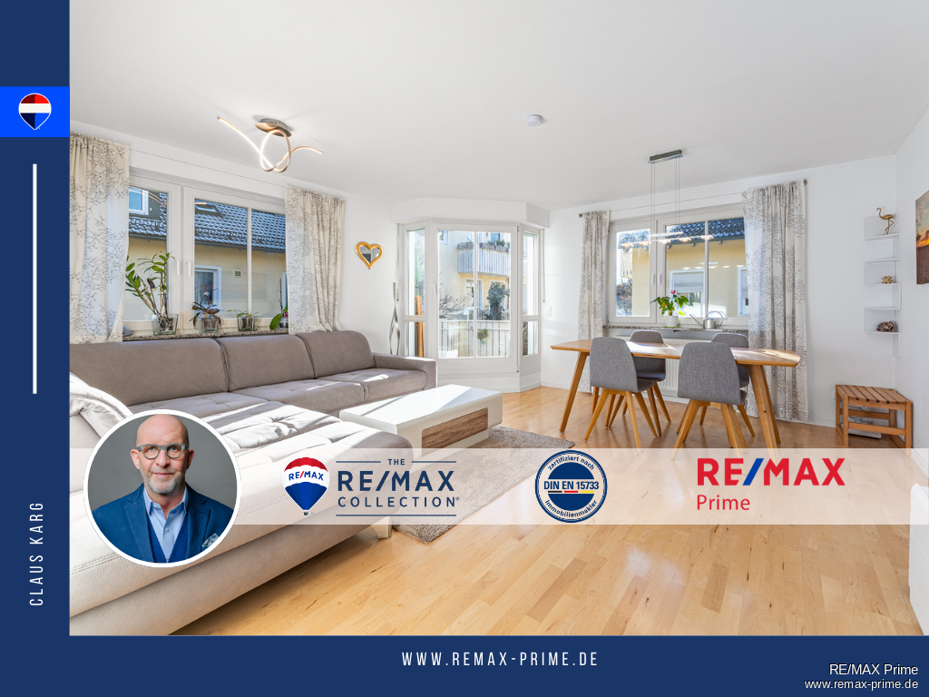 Wohnqualität pur: Sonnige 3-Zimmer-Wohnung mit Südterrasse & Garagenstellplatz in Ottobrunn