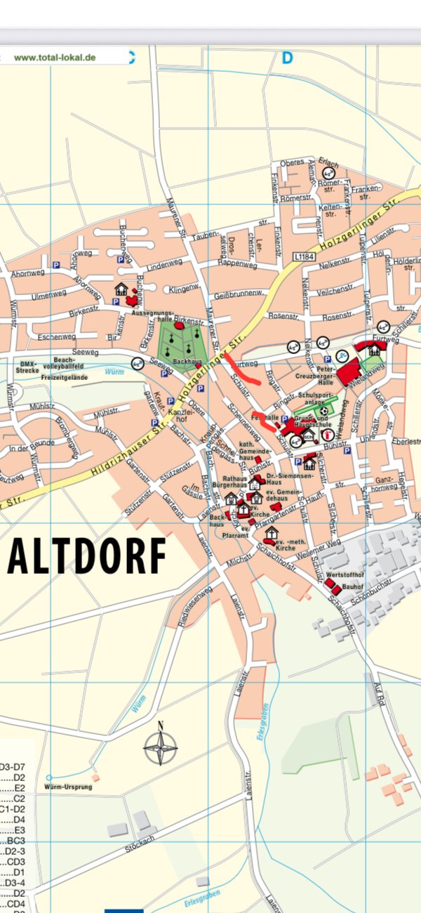 Altdorf: Großes Grundstück in bester und zentralster Lage