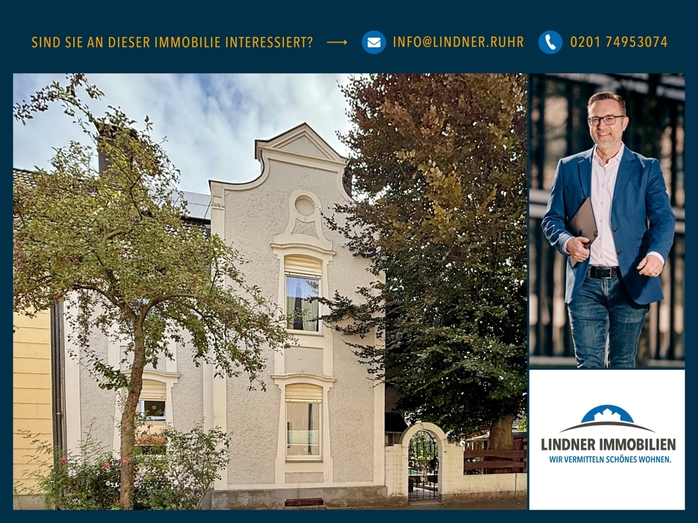 Charme! Platz! Garten! Modernisiertes Wohnhaus in ruhiger Lage von Mülheim-Styrum