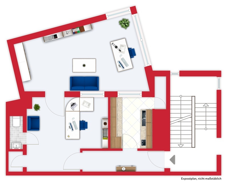 Schulungsräume/Büro/Praxis 70m² im
Zentrum Dillingen/Saar