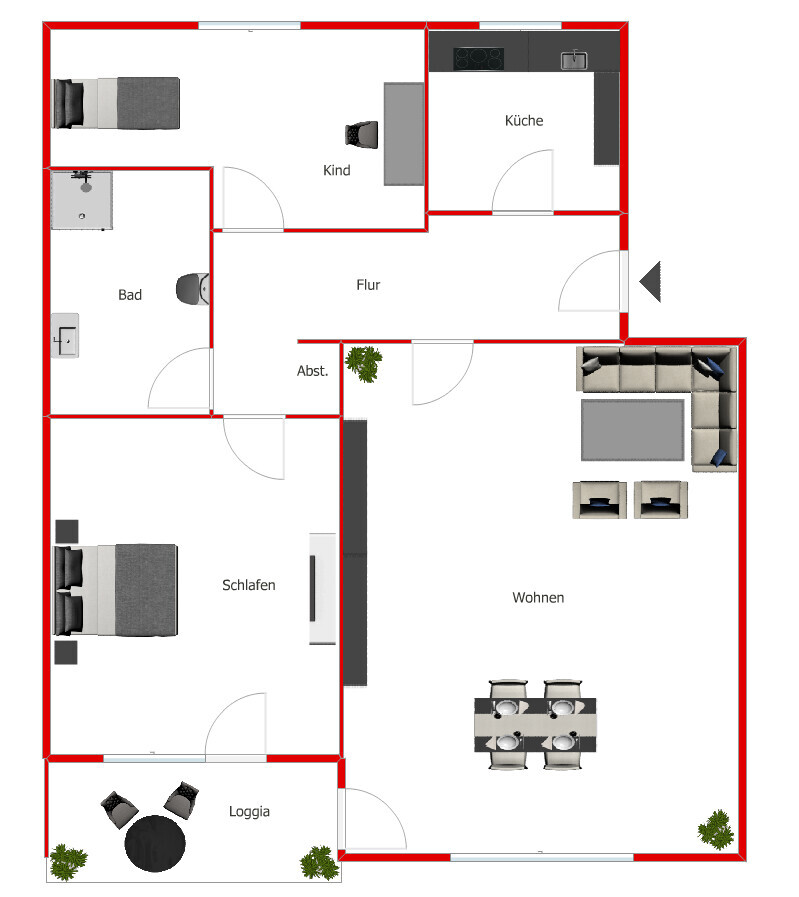 Perfekte Anlageimmobilie: Attraktive 3-Zimmer-Wohnung