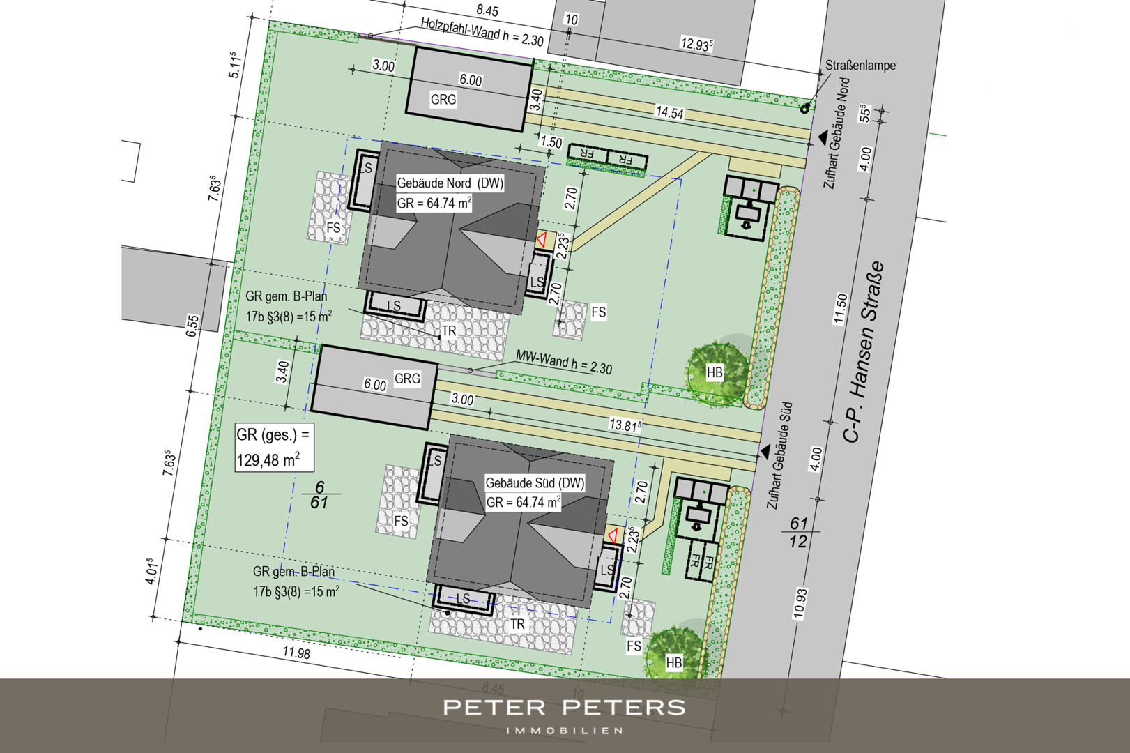 Grundstück für ein Einzelhaus in strandnaher Lage zu Verkaufen