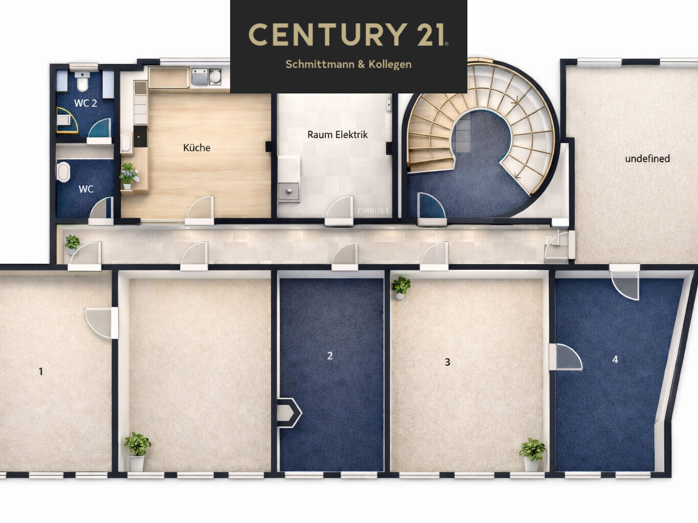 Attraktive Bürofläche in zentraler Innenstadtlage von Hagen