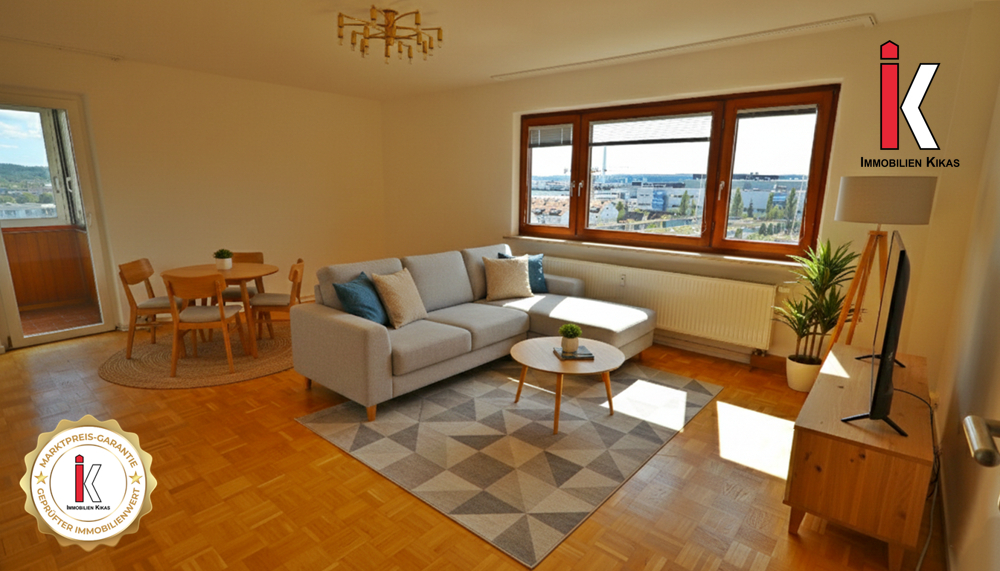 Stadtkulisse mit Logenplatz genießen!
 3-Zimmerwohnung in Sindelfingen-City