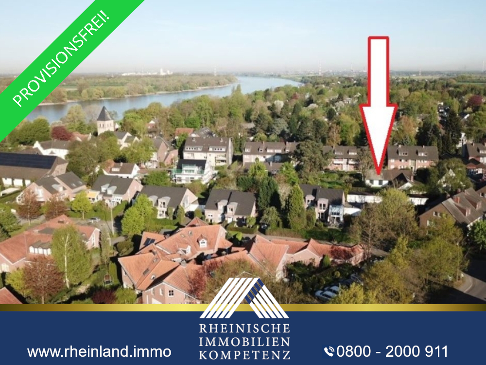 PROVISIONSFREI!
BAUGRUNDSTÜCK in ALT-WITTLAER am RHEIN -
FUSSLÄUFIGE LAGE zum RHEINDEICH!