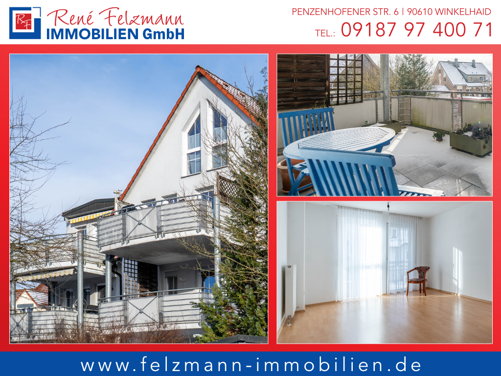 Schöne 2-Zimmer Wohnung mit großem Balkon und TG-Stellplatz