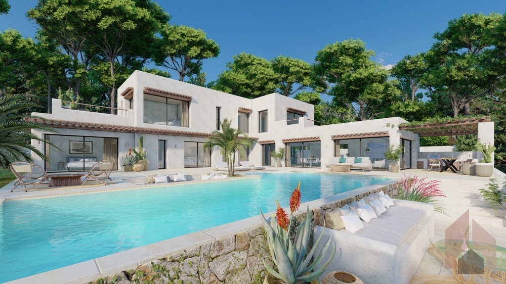 Exklusive Neubauvilla mit Meerblick aus allen Räumen