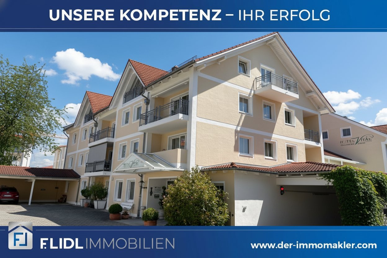 2 Zimmer Eigentumswohnung Bestlage, 1.OG in Bad Füssing